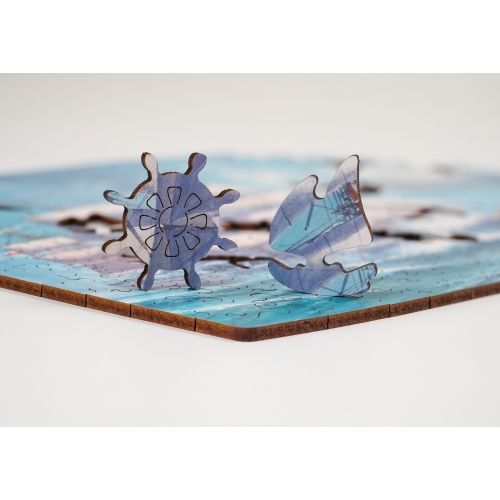 Drewniane puzzle A4 Grzegorz Nawrocki 